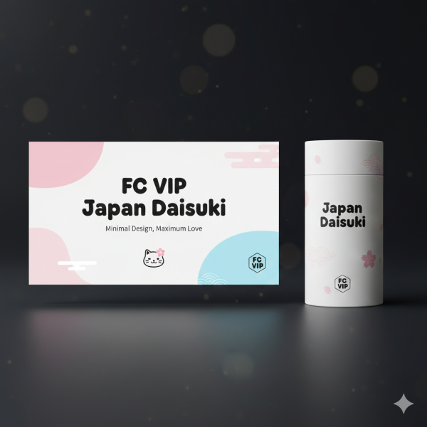 FC VIP Japan Daisuki: Modern Japanese Aesthetic Font